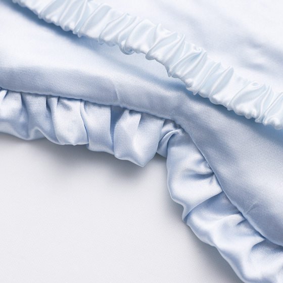 Lace Imitation Silk Eye Mask Sleep Elastic Band Eye Mask Light-Blocking Non-Eye-Pressing Breathable Travel Eye Mask