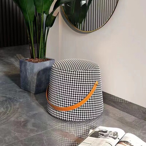 Birdcage stool small stool tatami stool bedroom room shoe-changing stool wooden small stool portable shoe-changing stool