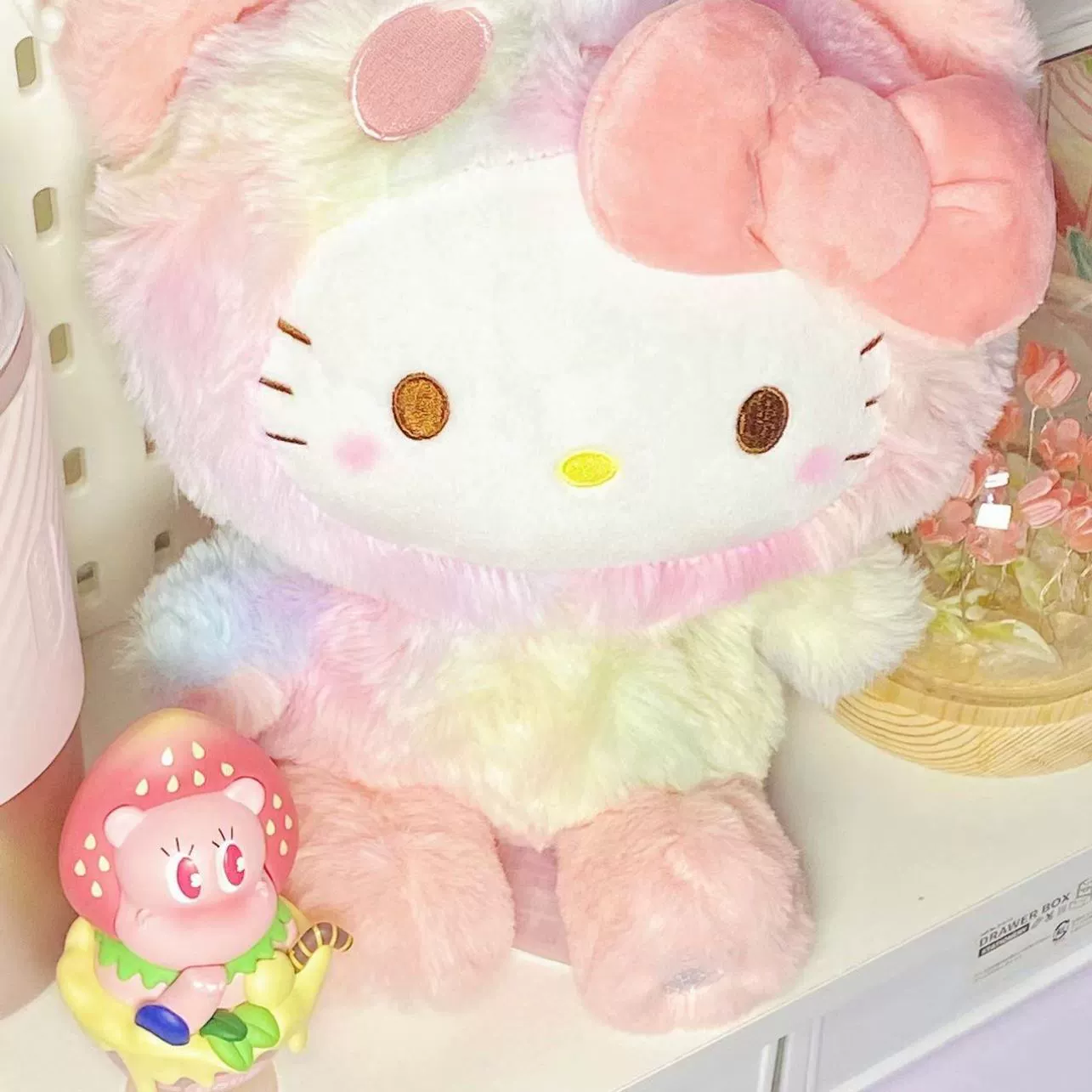 Sanrio, плюшевая игрушка, голова куклы, панда, подарок для девочки