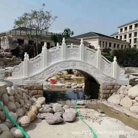 汉白玉石雕石桥石拱桥栏杆河道护栏升旗台大理石围栏庭院户外园林