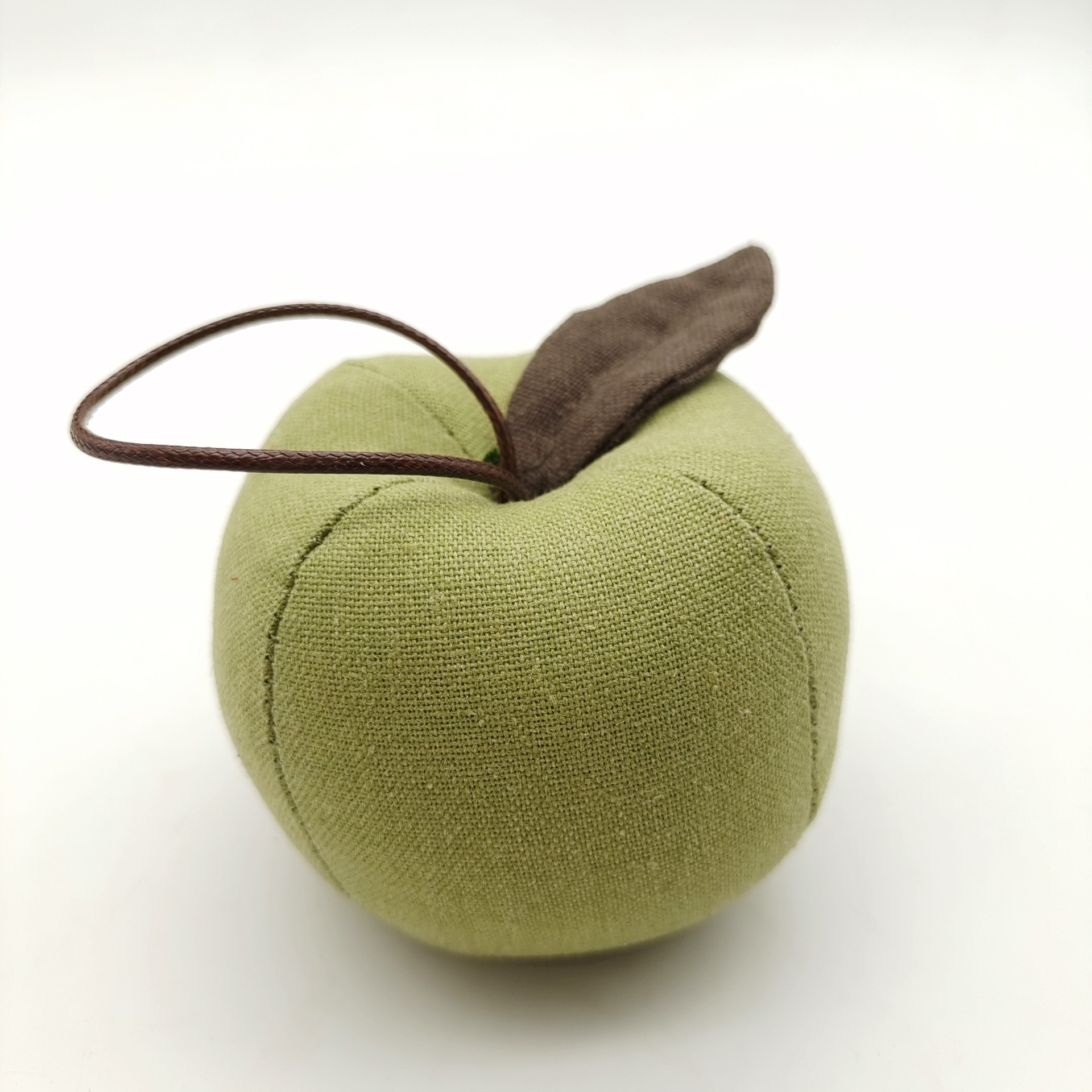 Patchwork hecho a mano DIY bordado material paquete Lu bordado novato caqui colgante niños regalo caqui bolsita