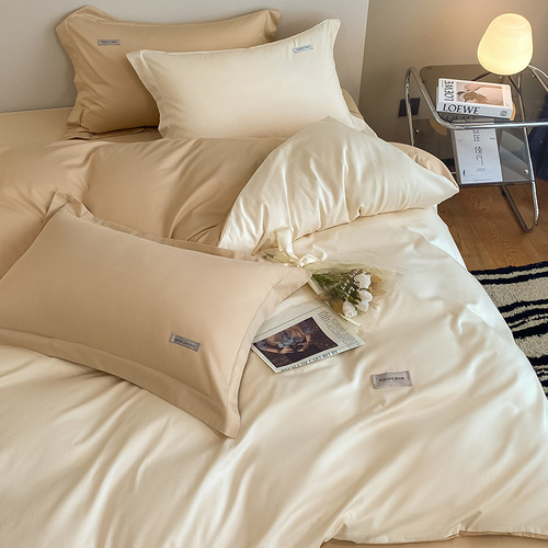 160 count long-staple cotton pure cotton four-piece bed set 100 cotton light luxury luxury bed sheet quilt cover bed sheet bedding