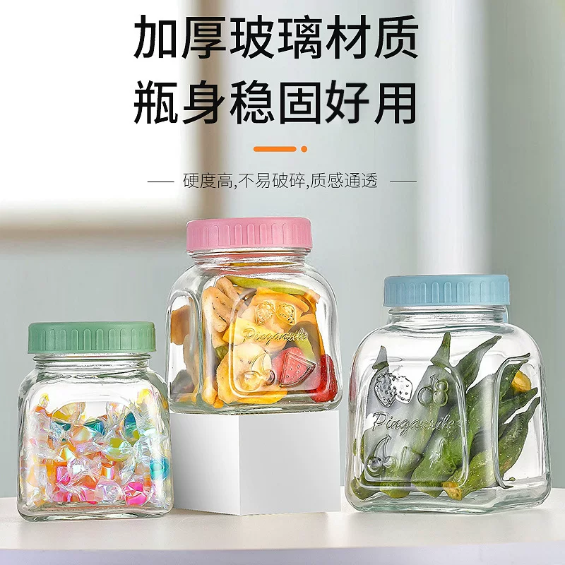 Glass storage system, increased thickness, wide color palette