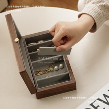 装木质首饰工行收纳盒盒克20小金实木豆存放10金条建行