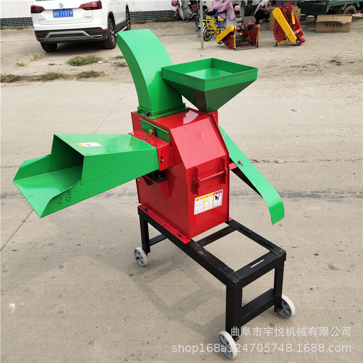 家禽铡草机 养殖用铡揉一体机 电动款饲料粉碎机
