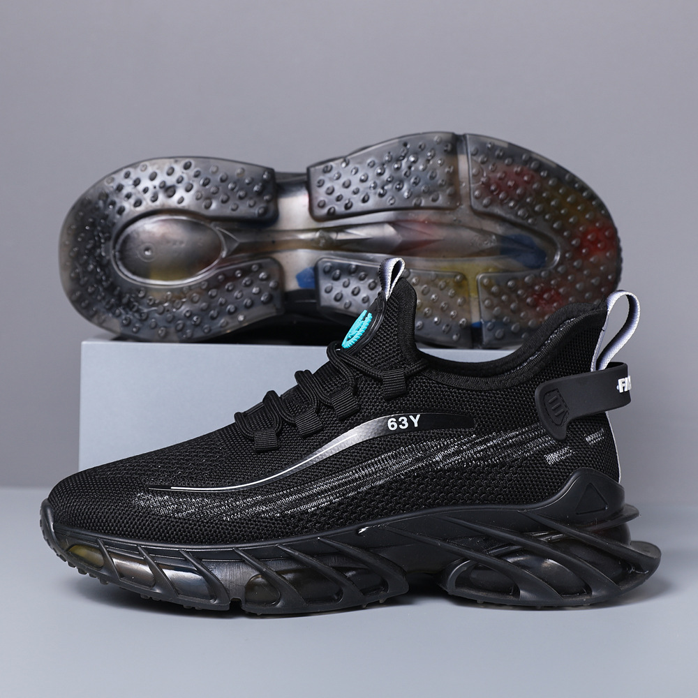 Zapatos de hombre 24 primavera nuevos zapatos de malla de color inferior de la jalea zapatos casuales 55 zapatos de hombre de tamaño Comercio exterior al por mayor