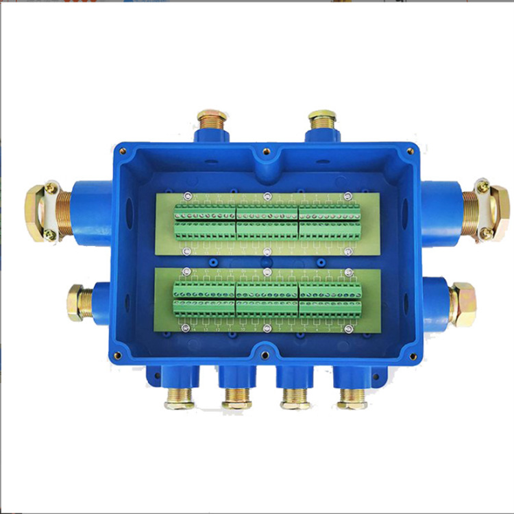 Caja de conexiones a prueba de explosiones de minas JHH - 6 Caja de conexiones de circuito de seguridad intrínseca JHH6 Caja de conexiones de minas