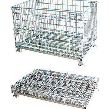 供应仓储笼，折叠设计搬运方便，堆垛稳固，专业厂家制造