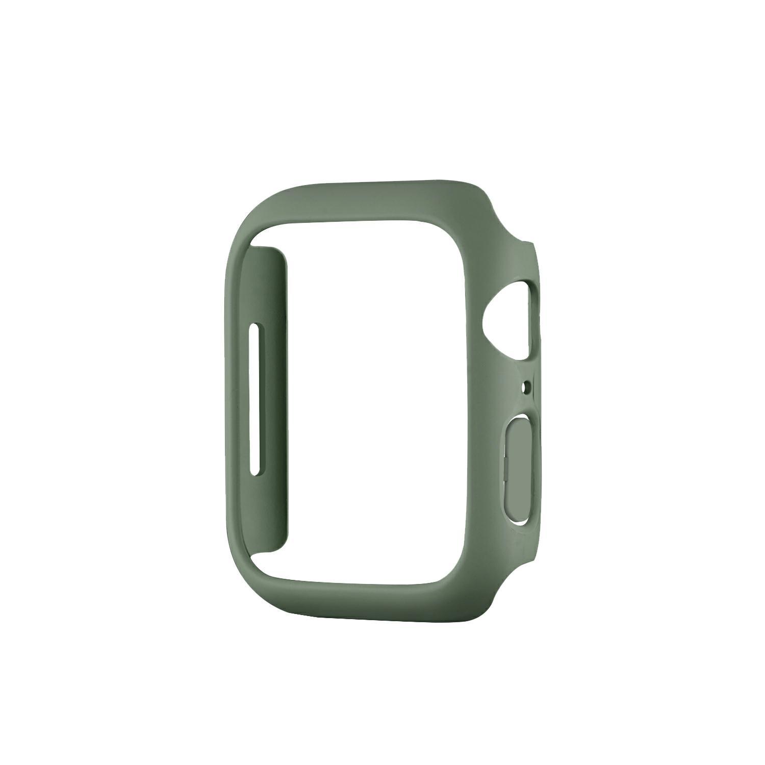 Adecuado para Apple Watch protector Shell medio paquete PC marco Apple Watch caso hueco iwatch cubierta protectora al por mayor