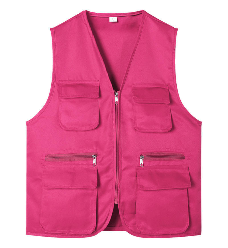 Ropa de trabajo voluntaria chaleco impresa tridimensional grupo de construcción voluntario chaleco voluntario publicidad de bienestar público bolsillo