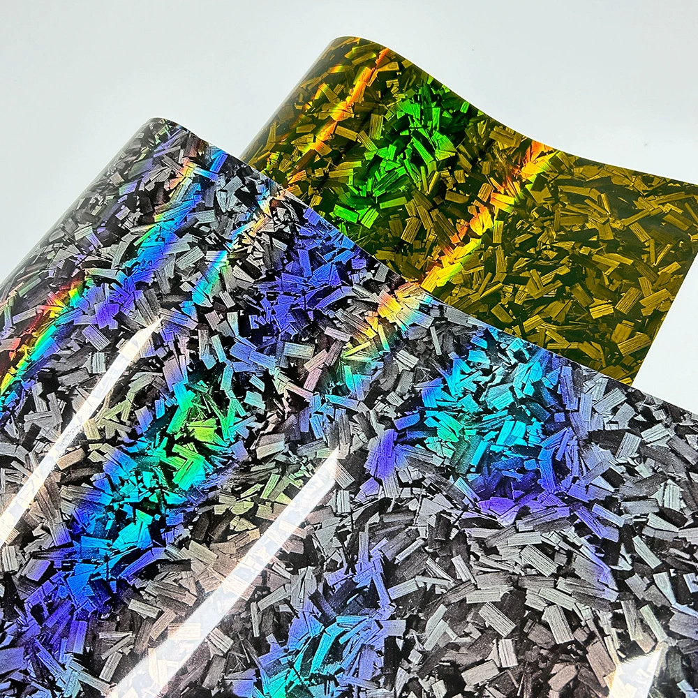 Популярная пленка для автомобиля из кованого карбона PET, меняющая цвет, наклейка из карбона, пленка для изменения цвета интерьера