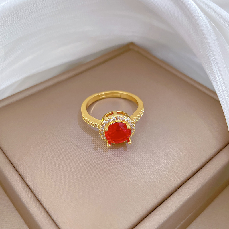 Offener Zirkonring Für Damen Modischer Designer Fingerring_voghion.com