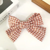 Retro hairgrip with bow, hair accessory, Korean style, French retro style, internet celebrity