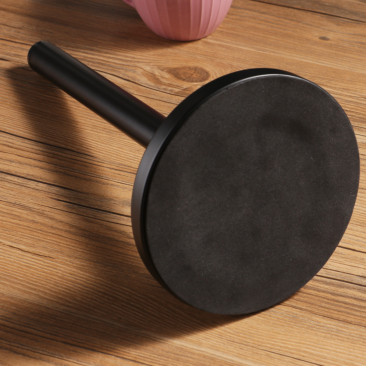 Transfronterizos mate negro toallas de cocina sin perforación escritorio vertical estante de papel de papel de escritorio estante de almacenamiento de papel de limpieza