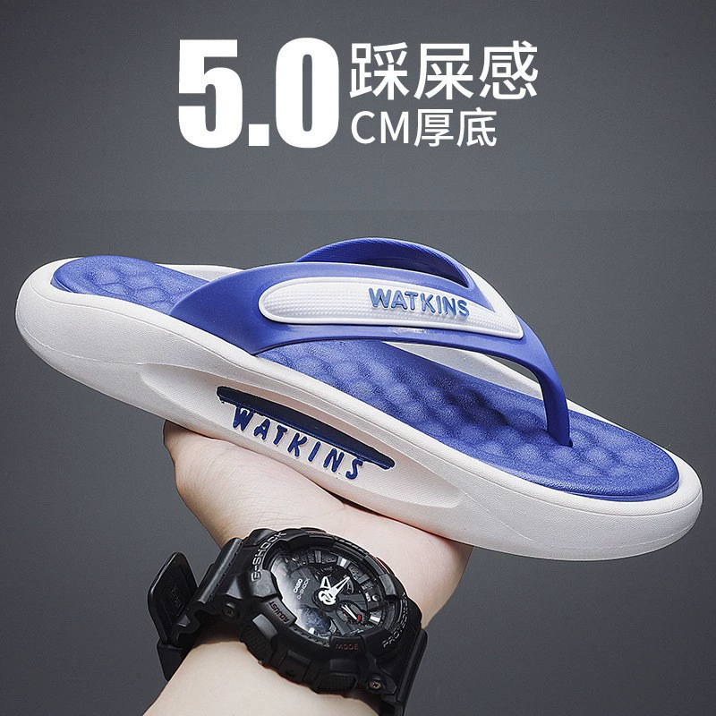 Высококачественные шлепанцы, Мужская Уличная одежда, Пляжная Нескользящая Новая мужская обувь, удобные модные мужские тапочки на открытом воздухе