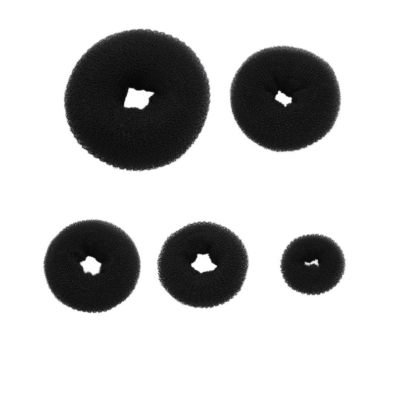 Fabricantes de bolos de cabeza de punto para el cabello atado adornamiento de cabello trenzado artefacto de donut anillo de cabello brote de flores herramientas de cabello