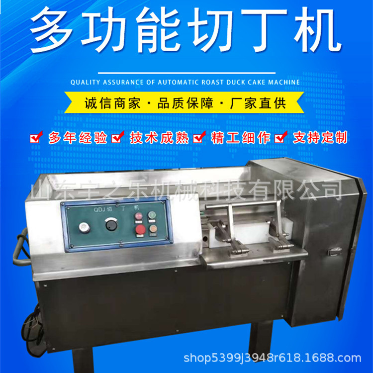 厂家供应切丁机 小型冰冻脂切丁设备 商用不锈钢牛肉粒切丁机