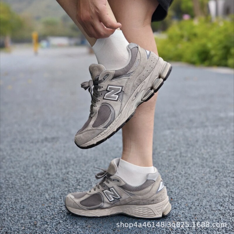 Putian Pure Original Source Nb2002 Fabric Leather Shock-Absorbing Breathable Low-Top Running Shoes Casual Comfortable Lightweight Rebound