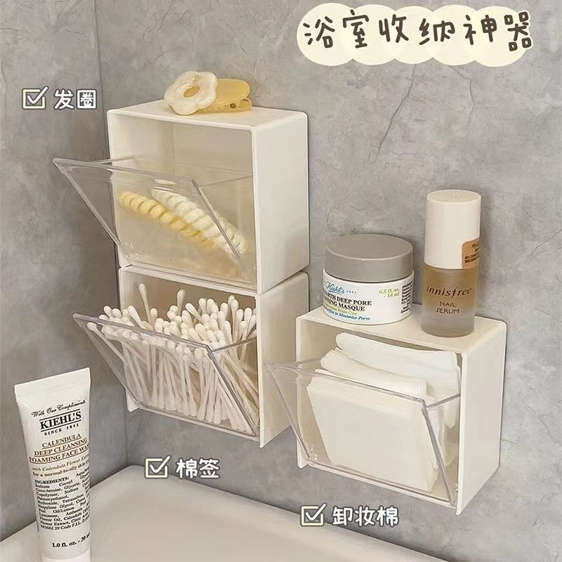 Storage box, waterproof cotton swabs, storage system, wipes, remote control