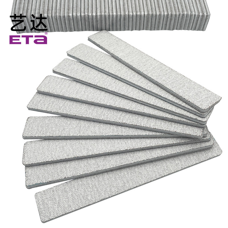 Manufacturer's spot nail tools, rubbing strips, wholesale sponge sand strips, double-sided high-end zebra gray sand, thickened adhesive board, filing strips