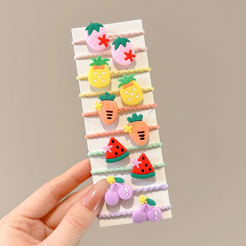 Bebé atado cabello de cabello niñas no lastimar cabello corda de goma anillo de cabello bebé tocado de cabello adorable para niños mujeres