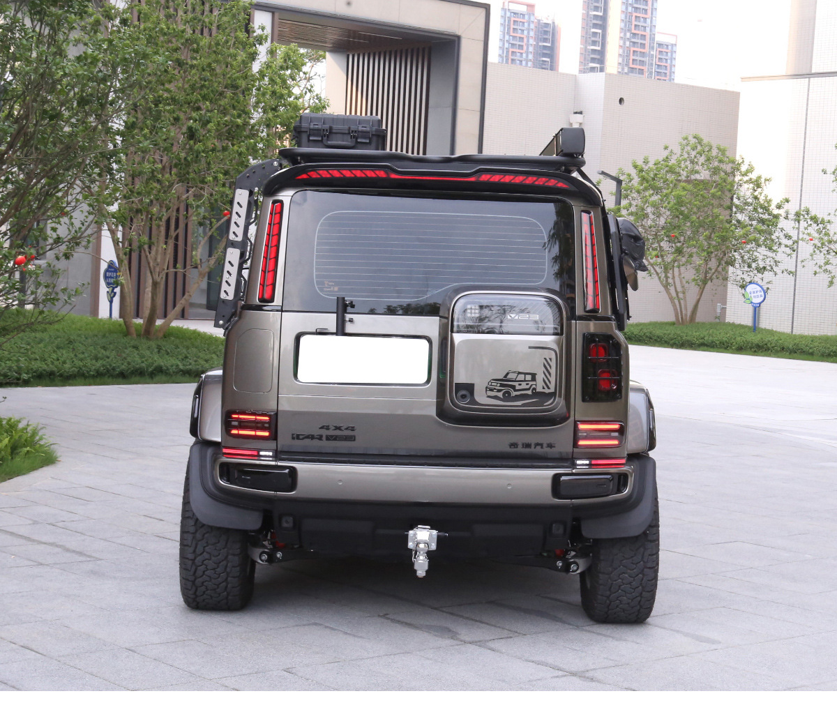 Suitable for Icar V23 High-Mounted Brake Tail Light D-Pillar Warning Light Special Light Dedicated Modification and Upgrade Accessories