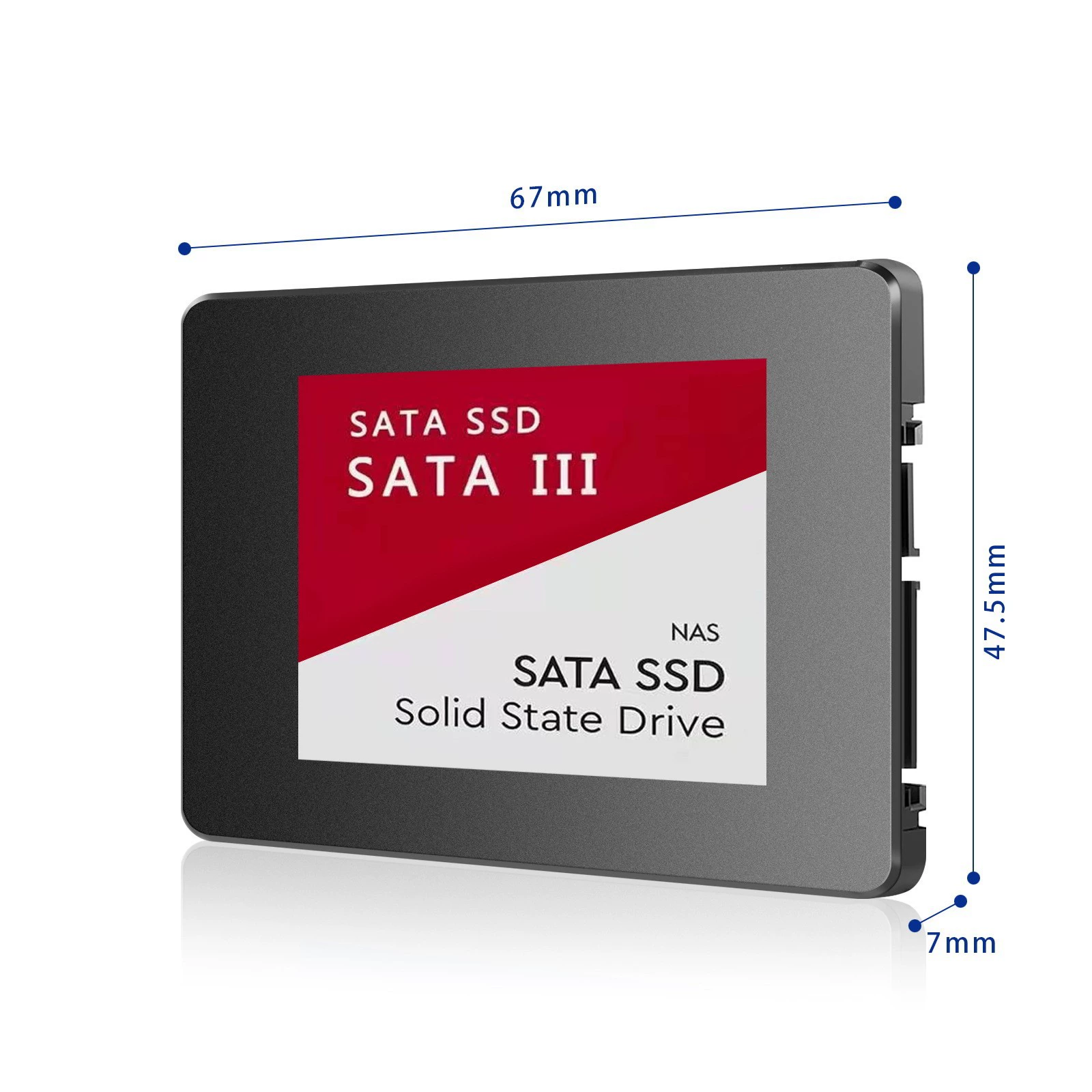 Твердотельный накопитель SATA3 для термальной обработки, расширение/апгрейд SSD 4ТБ 2ТБ 1ТБ 512ГБ, заводской склад