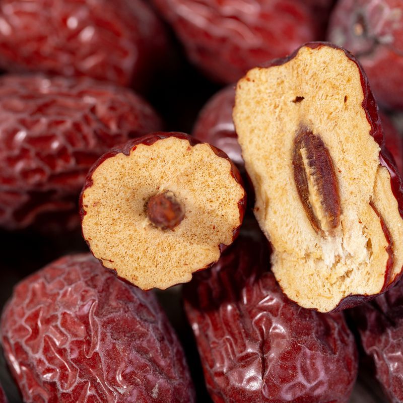 Xinjiang Ruoqiang gray 500g dates unwashed original ecological hanging dried red dates with gray dates zero wholesale gray dates wholesale