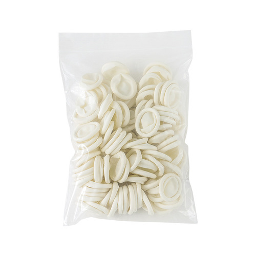 Disposable latex finger cots for beauty, acne removal, wear-resistant, electronic industrial labor protection, non-slip, anti-thick rubber finger cots