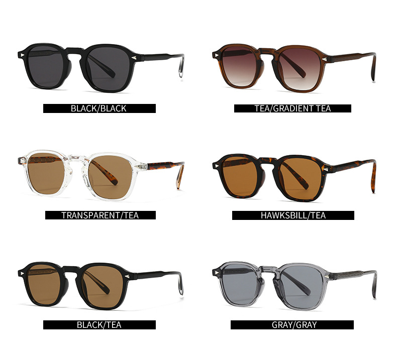 Casual Streetwear Solid Color UV400 Protection Resin Round Frame Full Frame Women's Sunglasses display picture 2