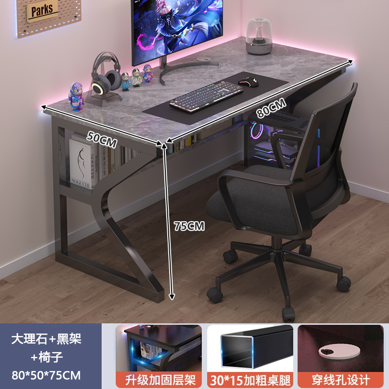 Escritorio de computadora dormitorio mesa de estudio estudiantil estante escritorio de oficina simple escritorio de oficina