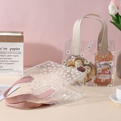 ins小清新透明喜糖pvc手提袋小雛菊購物婚禮伴手生日禮品袋兒童袋
