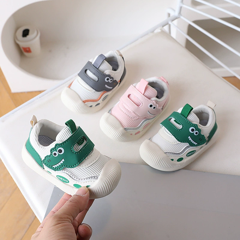 Children's footwear for early age, dinosaur for leisure, shoes for kindergarten, 2025 years, trend of season, new collection