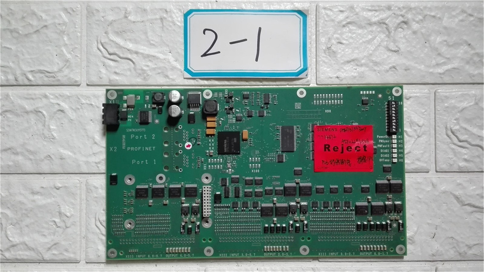 春田谷PROFINET ASE31449350 板卡 实物图  二手 非实价销售