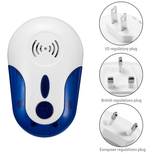 New Wholesale Electronic Insect Repeller Ultrasonic Mosquito Repeller Mouse Repeller Smart Night Light Plug-in Insect Repeller