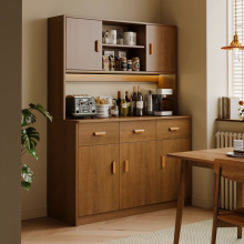 实木餐边柜2025新款家用客厅置物柜简约现代茶水柜厨房收纳储物柜