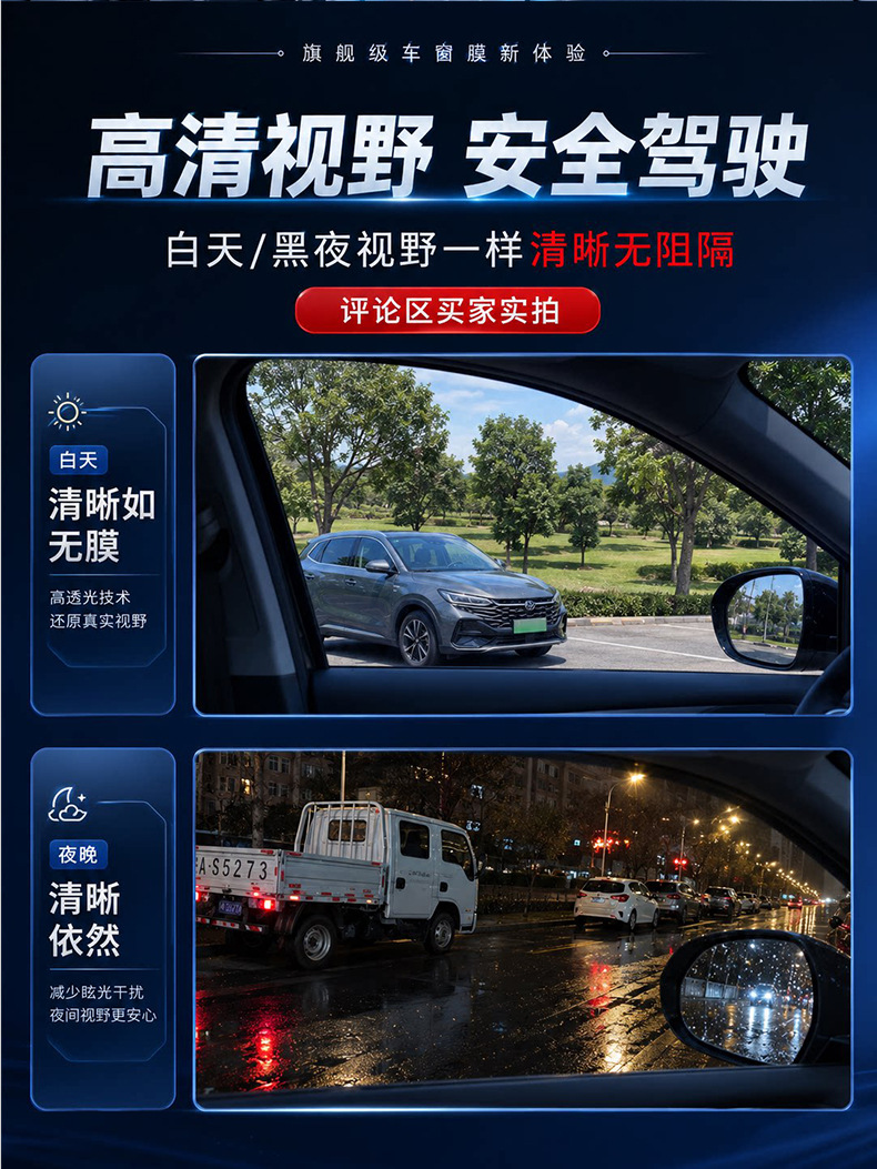 Car film, full-car high-insulation film, car window film, privacy protection, explosion-proof, sun protection, full-car film, front windshield film, glass film
