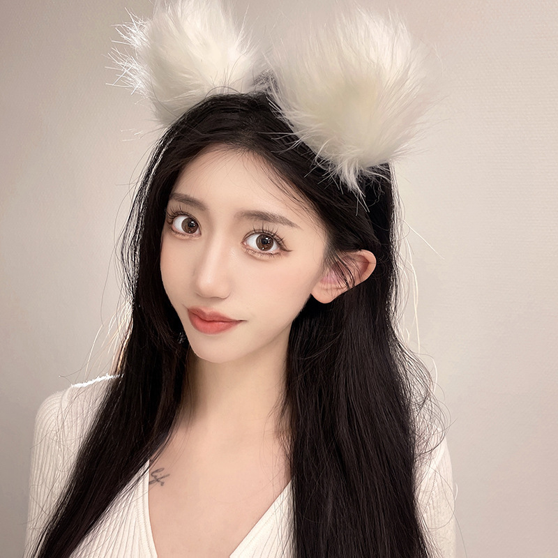 Cat Ears Hair Accessories Hair Hoop Female Sexy Cat Headband Live Room Props Funny
