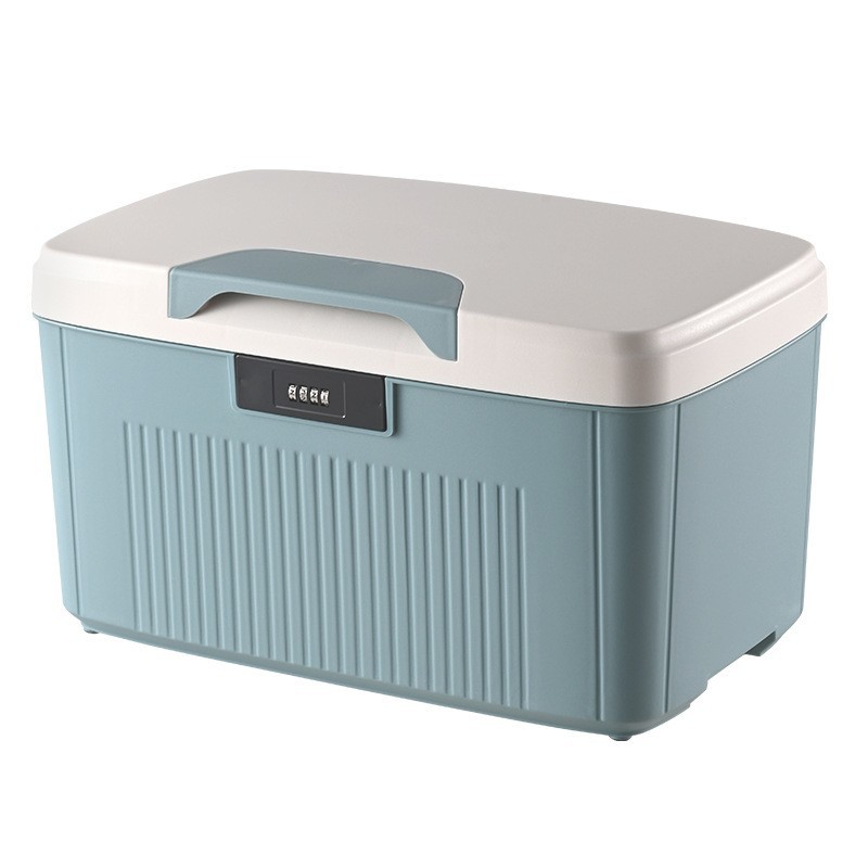 Password Storage Box, Household Valuables Locking Plastic Box, Privacy Storage Box, Jewelry and Document Storage Box