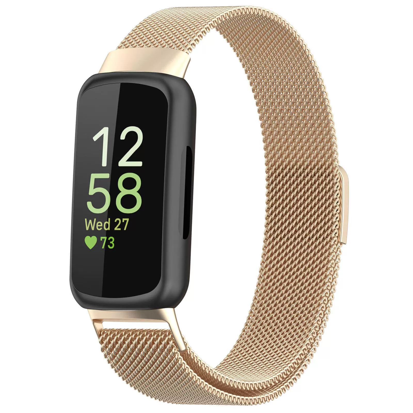 Совместимо с ремешком Milan для Fitbit Inspire3, металлический ремешок Milannis