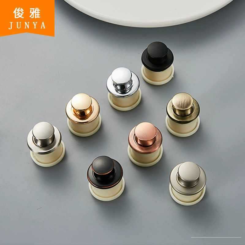 榻榻米拉手櫃門伸縮彈簧拉手隱藏內嵌式抽屜現代柜子圓形暗裝扣手