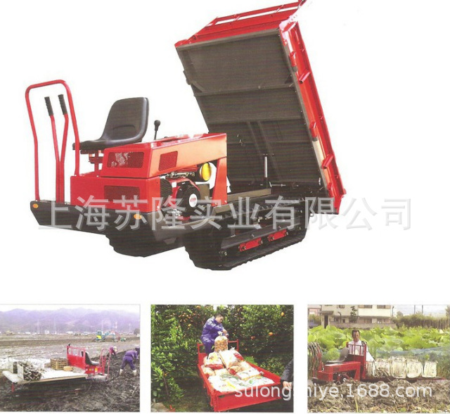 筑水田园搬运机 BE813CTDP乘坐式履带搬运机 自走式运输机