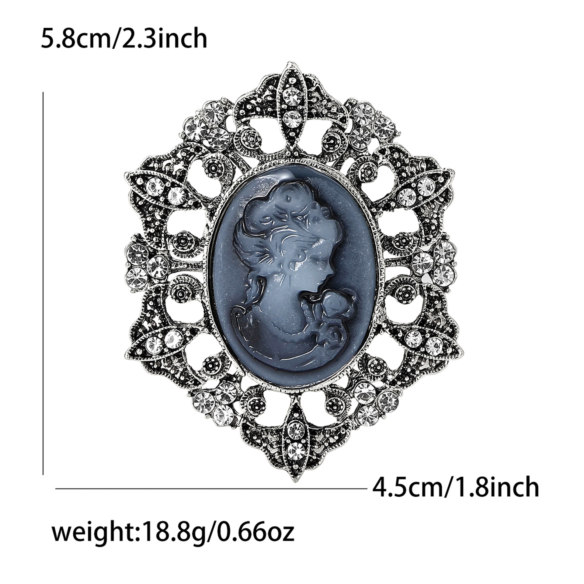 Brooches Classification Vintage Style Classic Style Pin Human Alloy Women's Brooches