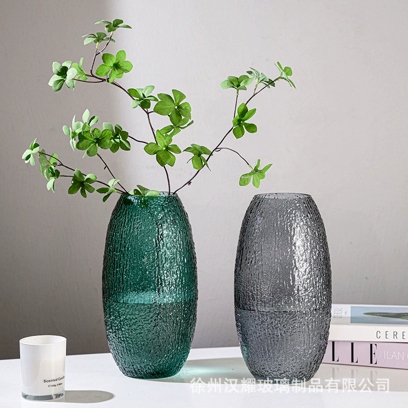 Скандинавский стиль дома креативная ваза для украшения гостиной обеденный стол украшение сушеные цветы стеклянная ваза производитель оптом