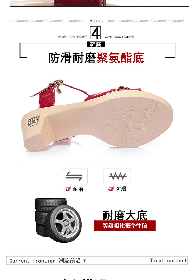 Sandal nữ quai chữ V đế mềm thoải mái mùa hè — Màu be chi tiết 8