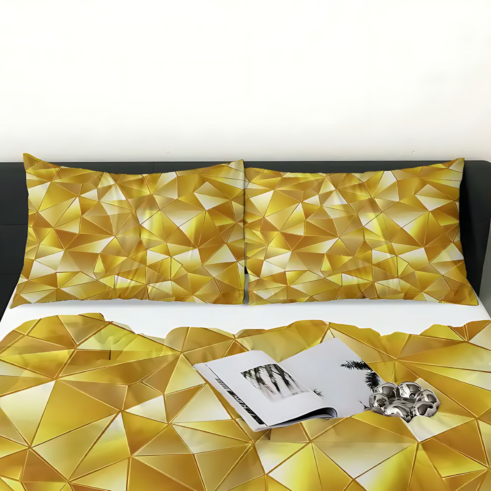 TEMU / JIT transfronterizo Geometría de oro HD Impresión digital abrasión set fuente de fabricantes para la figura puede ser fijado