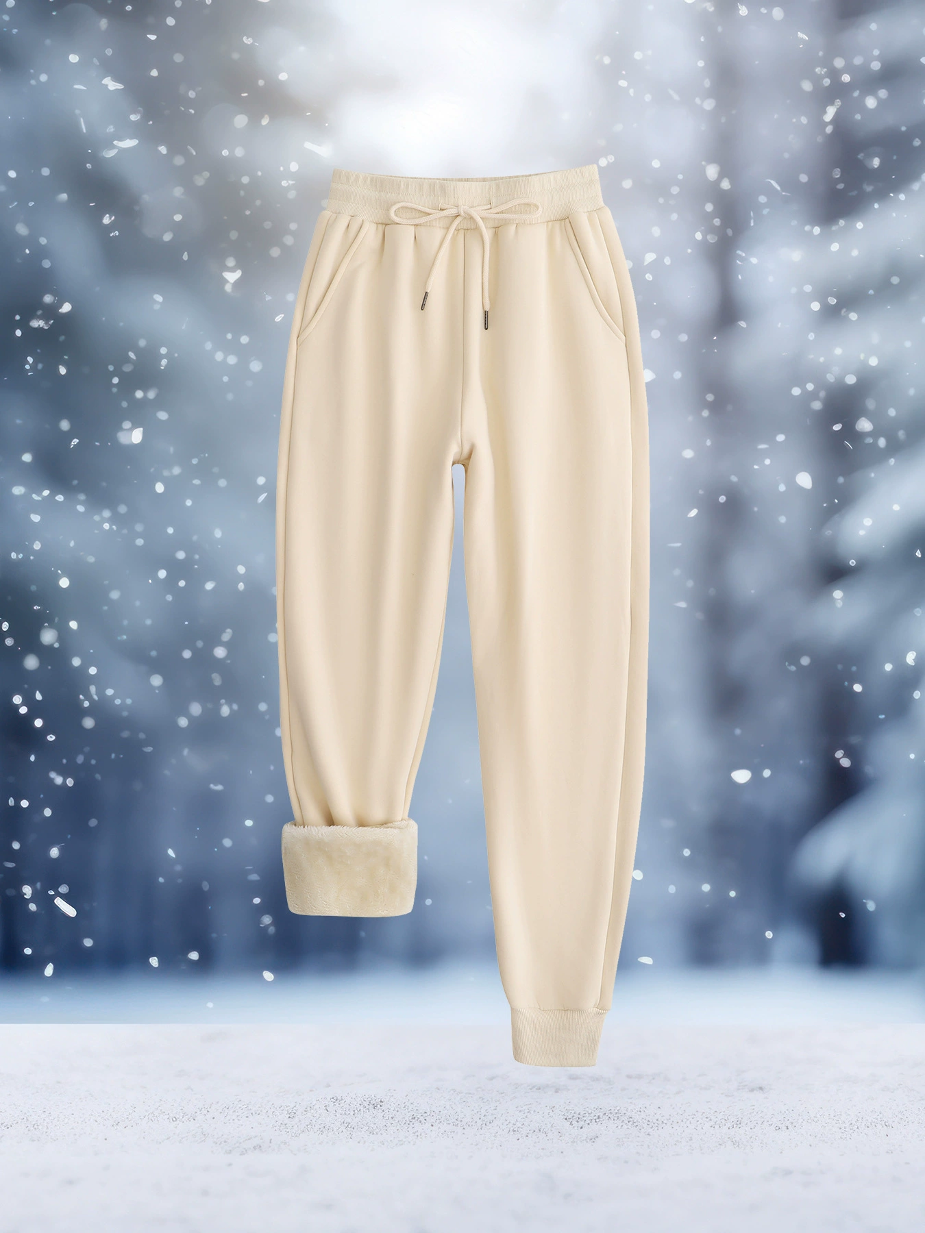 Sports velvet keep warm trousers, (Cross-border trading)