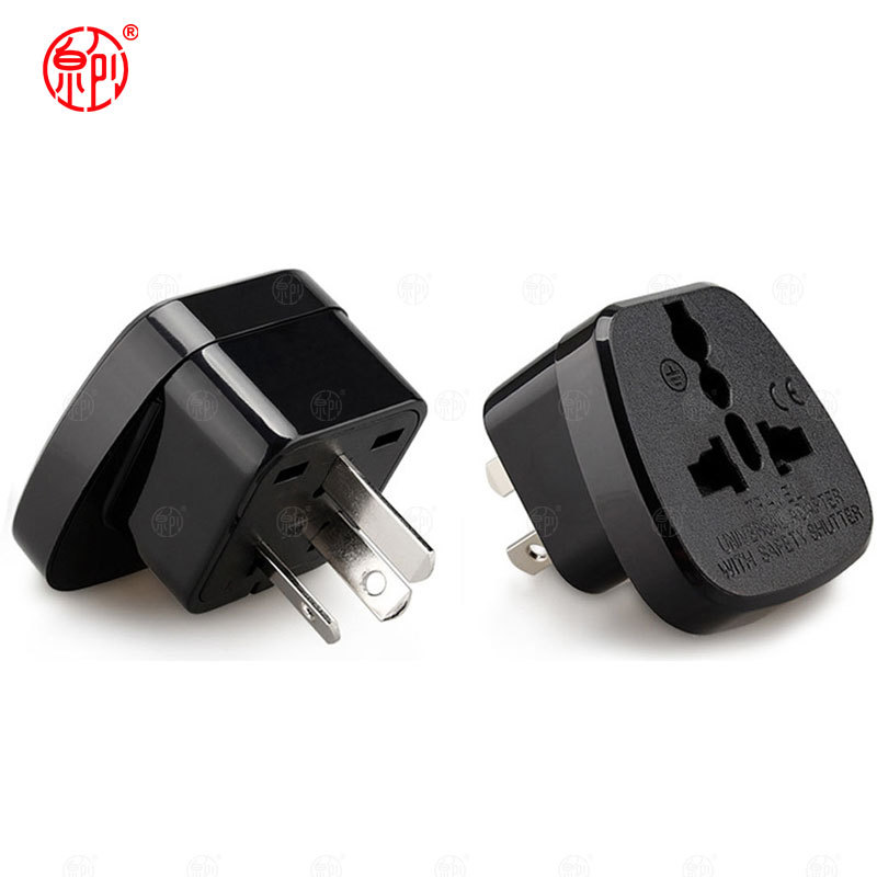 SS-16中国澳洲纽西兰澳式带安全门转换插头插座多国转换插头