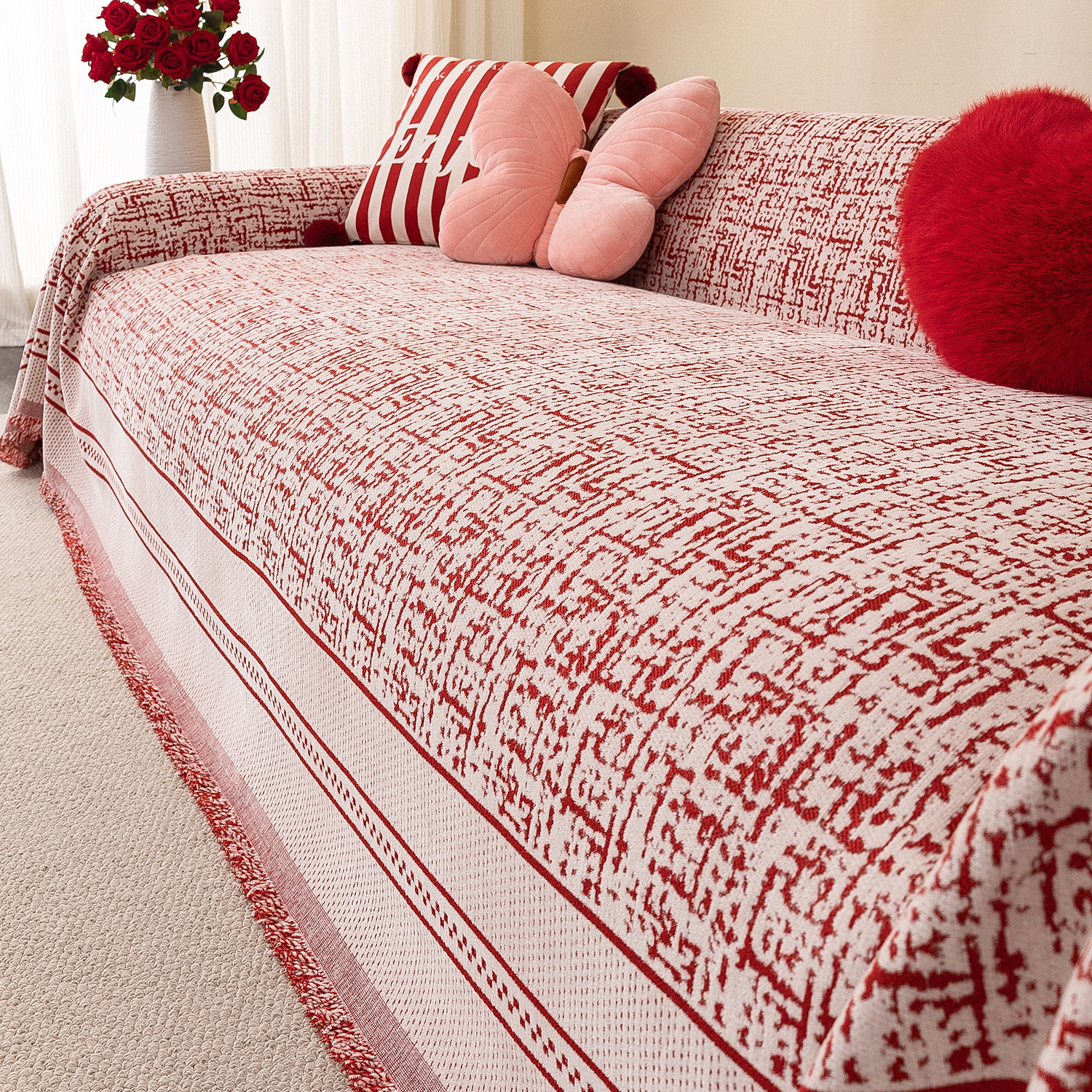 Toallas de sofá 2025 nuevas cuatro estaciones anti-gato rascar cojín de sofá de alta calidad cubierta completa manta de cubierta Schneider