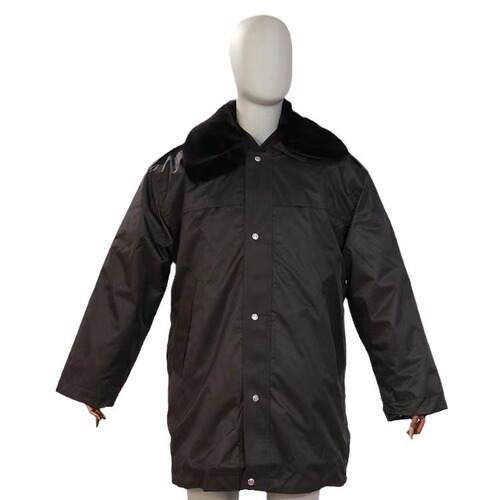Men's military-style padded winter coat, cold storage anti-cold work protective cotton coat, security work uniform, winter clothing, thick long coat, Northeastern padded jacket